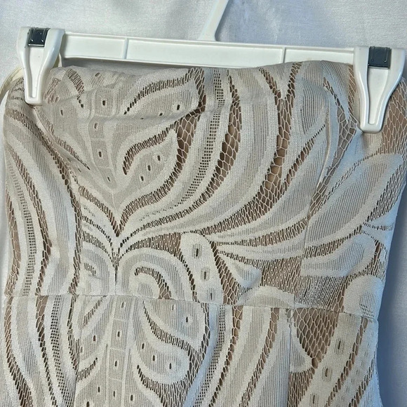 Anthropologie White Strapless Dress - Picture 16 of 16